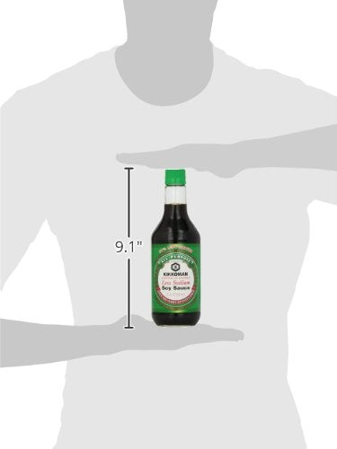 Kikkoman Soy Sauce - Traditionally Brewed, Reduced Sodium Content, Healthy and Authentic, Ideal for Stir-Fries and Marinades - 2