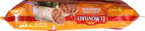 El Monterey Bean and Cheese Burritos, 8 Pack