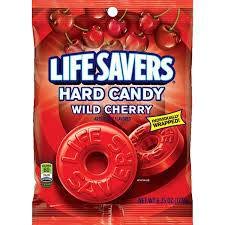 Lifesavers Candy, Individually Wrapped, Wild Cherry 6.25 Oz (Pack Of 3)
