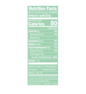 AriZona Iced Tea Fruit Snacks, Green Tea - 0.9 oz, 10 count Box