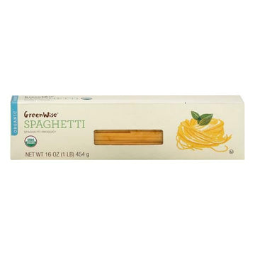 Green-Wise Organic Spaghetti NON-Gmo | 16 oz, (32 oz, 2 Pack)