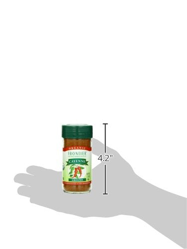 Frontier Organic Red Pepper (Cayenne), Ground, 1.7-Ounce Container (Pack Of 4)
