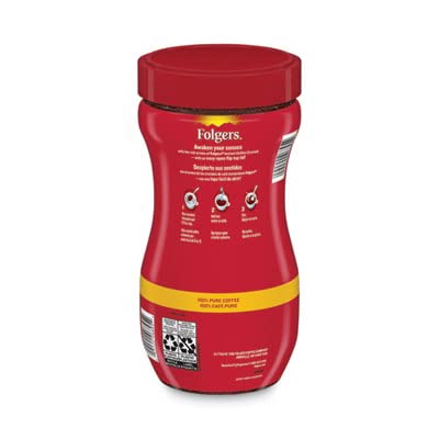 Folgers Coffee Classic Roast 100% Pure Instant 16Oz (Pack Of 2)