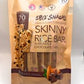 180 Snacks, Skinny Rice Bar, Almond & Chocolate Chips, 10 Bars