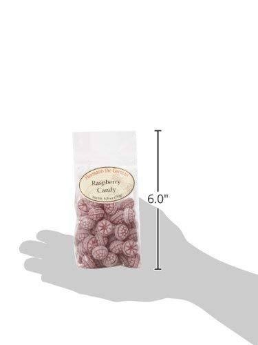 Hermann the German Hard Candy - Raspberry Flavor - Pack of 2 - 5.29 Ounce - Red