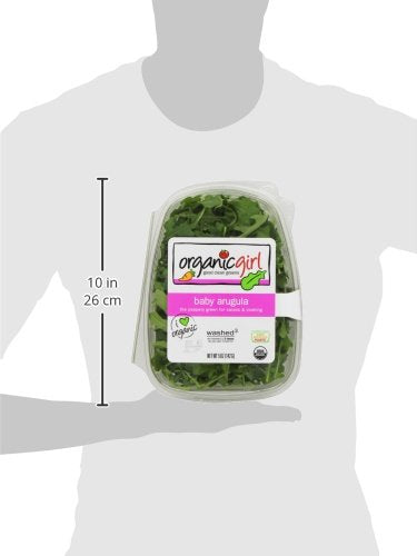 Organicgirl Baby Arugula Greens, Clamshell, 5 Oz