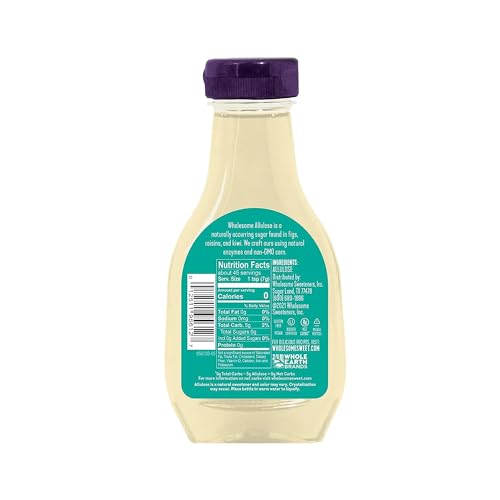 Wholesome Allulose Zero Calorie Liquid Sweetener, Vegan, Keto, Gluten Free & Non-Gmo, 11.5 Oz (Pack Of 6)