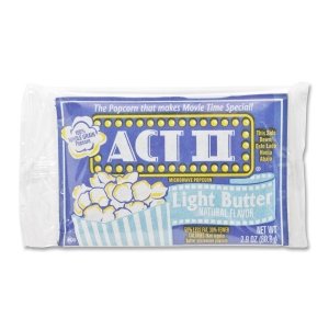 Act Ii Microwave The Classic Light Butter Popcorn, 2.75 Ounce -- 36 Per Case.