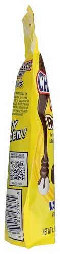 Charleston Chew Rollers Vanilla Snack-To-Go Resealable Bag, 4.5 oz, Pack of 3