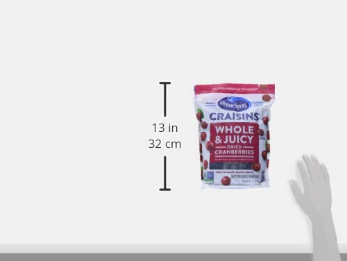 Ocean Spray Whole Craisins Dried Cranberries (64 Oz),64 Ounce (Pack of 36)