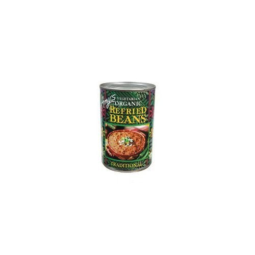 Amys Organic Refried Beans, 15.4-Ounce Cans ( Value Bulk Multi-pack)(PACK OF 48)