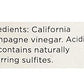 O Olive Oil California Champagne Vinegar, 10.1 Fl Oz (Pack of 6)