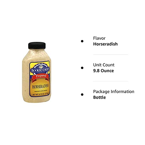 Bookbinder's Horseradish, 9.75 oz