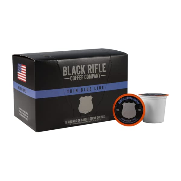 Black Rifle Coffee Company Medium Roast K Cups, 12 Count, Compatible with Keurig 1.0 & 2.0, Made from Arabica Beans