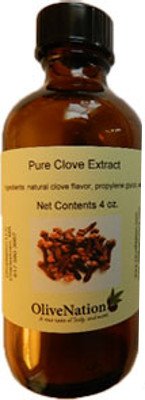 OliveNation Pure Clove Extract - 8 ounces - Kosher labeled, Gluten free, Sugar free - Spicy note to cakes, cookies, brownies, fr