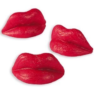 Red Edible Wax Lips