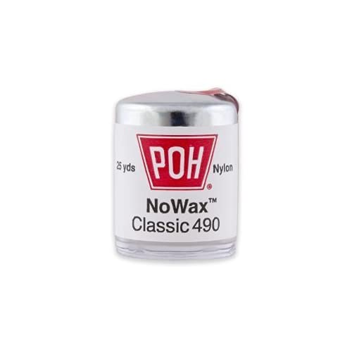 Poh Dental Floss Unwaxed, 100 Yard- 4 Pack