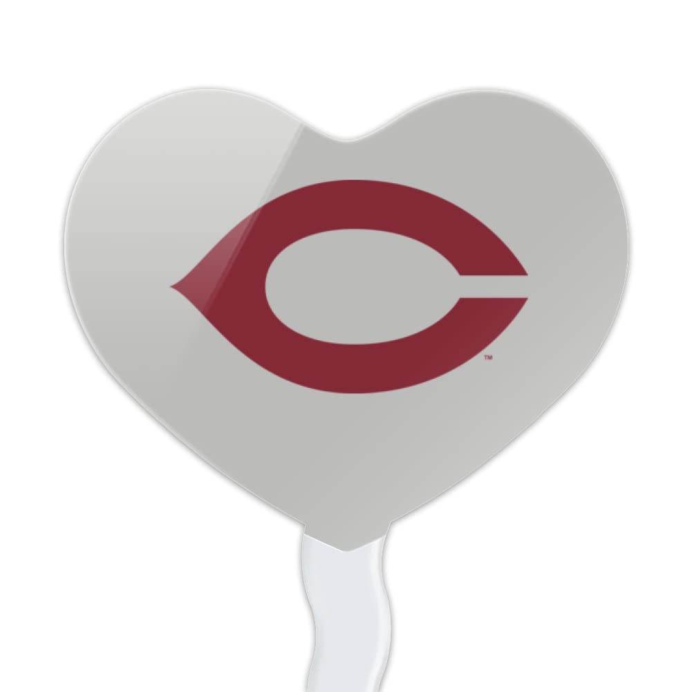 GRAPHICS & MORE Cupcake Picks Set of 6, Acrylic, University of Chicago Heart Love Design, Model: CUPT.HRT.ACR.6PK.CLCUCH500B