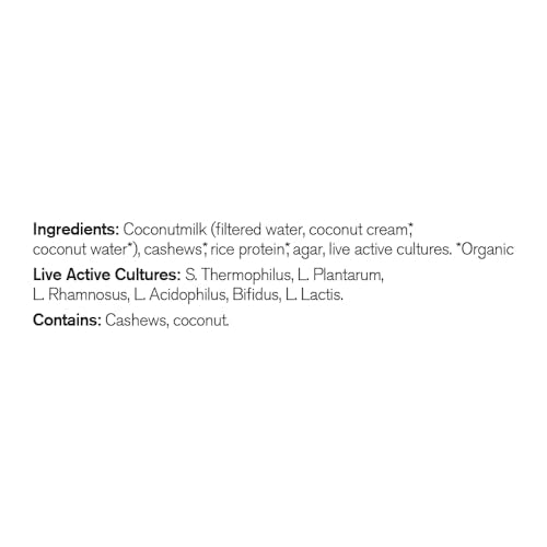 Forager Project Organic Greek-Style Cashew & Coconut Milk Yogurt, Unsweetened Plain, 24 Ounces