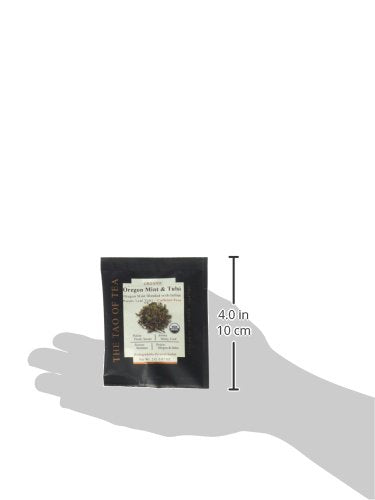 The Tao of Tea Oregon Mint & Tulsi Pyramid Sachets, 15 Count, Model 689951914415