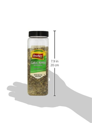 Durkee Garlic Pepper Seasoning, 21 Ounce Container