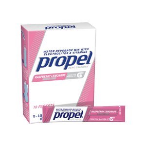 Gatorade Propel Powder Sticks Raspberry Lemonade, 10-count (Pack of 6)