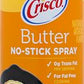 Crisco No-Stick Butter Cooking Spray - 6 oz - Pack of 1 - Cooking Essential