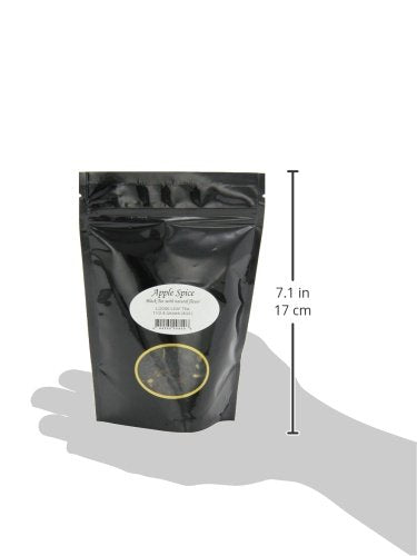English Tea Store Apple Spice Flavored Black Tea Pouches - 4oz, Loose Leaf Tea, 4 Ounce Pack