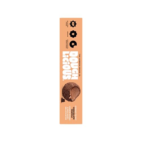 DOUGHLICIOUS Chocolate Truffle Cookie Dough & Gelato Bites, 6.77 OZ