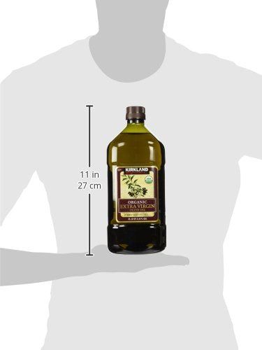 Kirkland Signature Organic Extra Virgin Olive Oil, 2 Liters (67.6 Fl Oz)