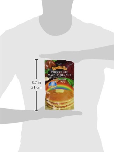 Pancake Mix, 6 Ounce Bag By Hawaiian Sun (Chocolate Macadamia Nut, 12 Packs)