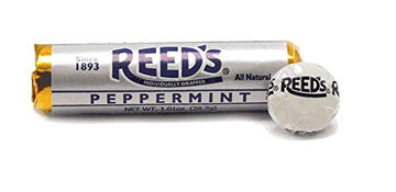 Reeds Peppermint Candy Rolls | Traditional Peppermint Hard Candy | Reeds Candy Peppermint Minty Fresh And Surprisingly Sweet Bro