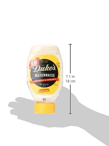 Duke’S Real Mayonnaise Squeeze Bottle, 18 Ounce (Pack Of 1)