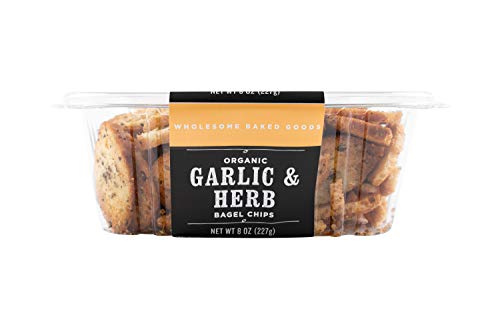 Schwartz Brothers Bakery Organic Garlic & Herb Bagel Chips, 8 Oz