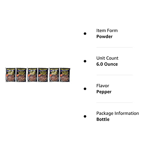 Williams Original Chili Seasoning (Pack Of 6)