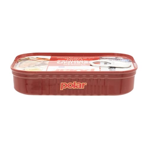 MW Polar Smoked Brisling Sardines in Canola Oil, 3.52 oz Can, Wild Caught, Pack of 1