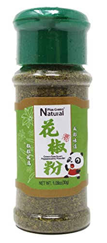 Premium Szechuan Green Peppercorns Powder 1.08, A Mouth-Numbing Spice, Green Sichuan Peppers For Kung Pao Chicken, Mapo Tofu, And Chinese Cuisine