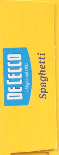 De Cecco Semolina Pasta, Spaghetti No.12, 1 Pound (Pack of 20)