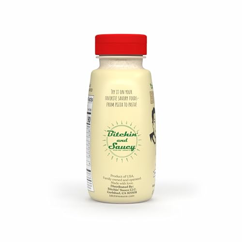 Bitchin Sauce Creamy Garlic Squeeze Bottle, 8oz - The Almond Dip