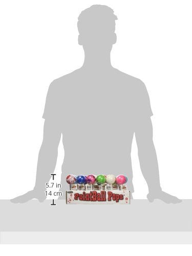Espeez Candy Paintball Pops Giant Jawbreaker Lollipops - 24 Count Display