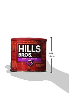 Hills Bros Donut Shop Ground Coffee, Dark Roast, 24 Oz. Can - Slightly Sweet, Smooth Coffee Taste