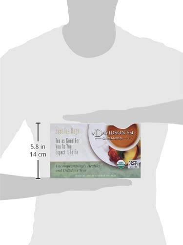 Davidsons Organics  Decaffeinated Earl Grey  100-count Unwrapped Tea Bags