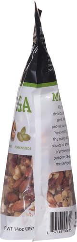 Power Up Trail Mix, Mega Omega Trail Mix, Non-GMO, Vegan, Gluten Free, No Artificial Ingredients, Gourmet Nut, 14 Ounce Bag (Pac