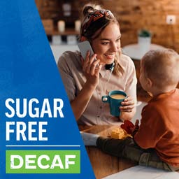 MAXWELL HOUSE International Coffee Decaf Sugar Free French Vanilla, 4-Ounce Cans, Pack of 6, Black