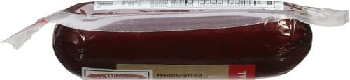 Old Wisconsin Summer Sausage, 100% Natural Meat, High Protein, Low Carb, Gluten Free, 8 Ounce