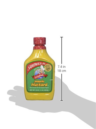 Woeber Mustard Sndwch Pal Jalapeno, 1 Pound (Pack Of 2)