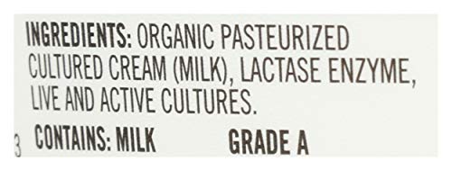 Green Valley Lactose Free Organic Sour Cream, 12 Ounce tub