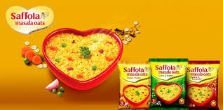 Saffola Spicy (Masala) Oats, Ready In 3 Minutes, 3 Different Flavors - Classic Masala, Peppy Tamato And Veggie Twist , Delicious