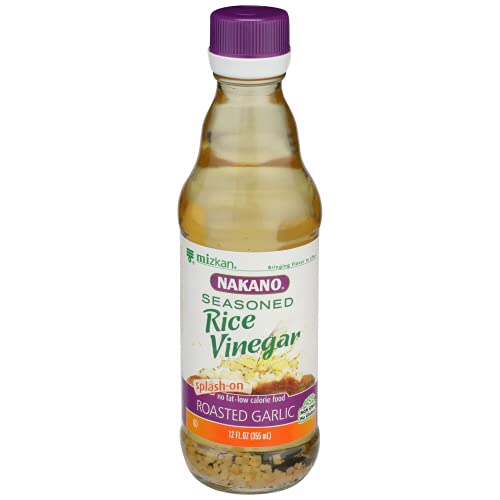Nakano Rice Vinegar Seasoned Roasted Garlic -- 12 Fl Oz - 2 Pc