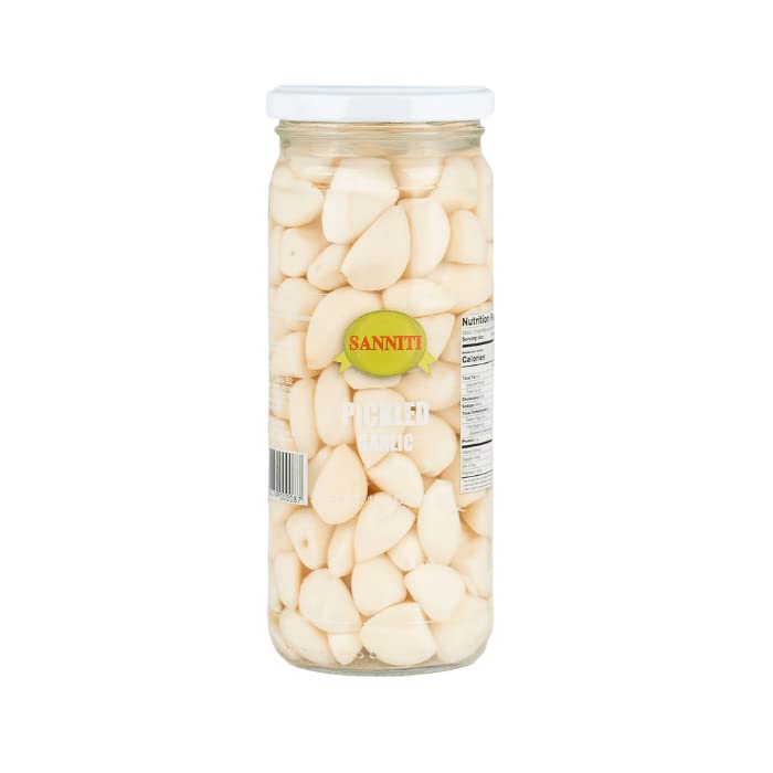 Sanniti Spanish Pickled Garlic - 15.9 Ounces, Pack of 1